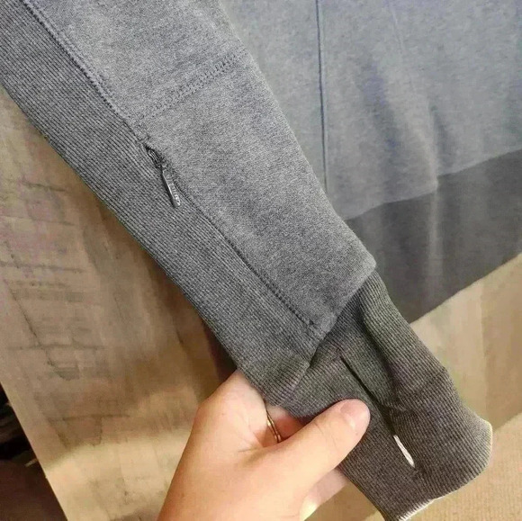 Athleta CYA Define Zip Up Hoodie Athletic Jacket Grey Size XXS Women’s - Picture 9 of 15